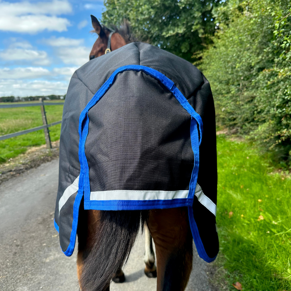 Horseware Ireland Amigo Ripstop 900D 200g Foal Turnout Rug #colour_black-classic-blue