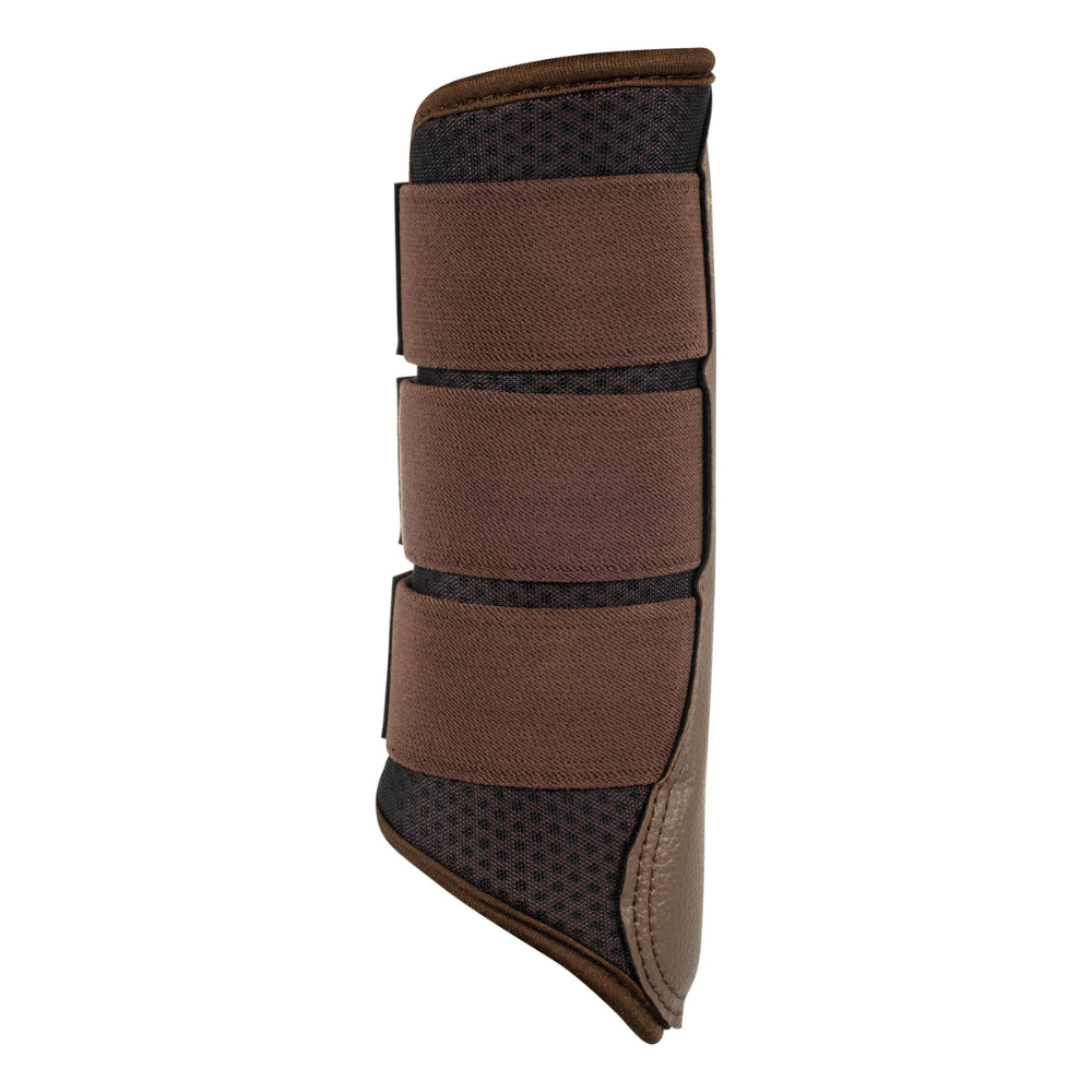 Acavallo Hind Brushing Boots Perforated Neoprene #colour_brown
