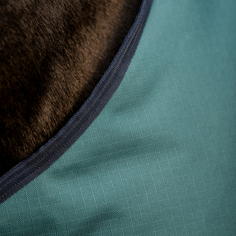 Horseware Ireland Amigo Ripstop 900D Pony 0g Turnout Rug #colour_dynasty-green-navy-silver