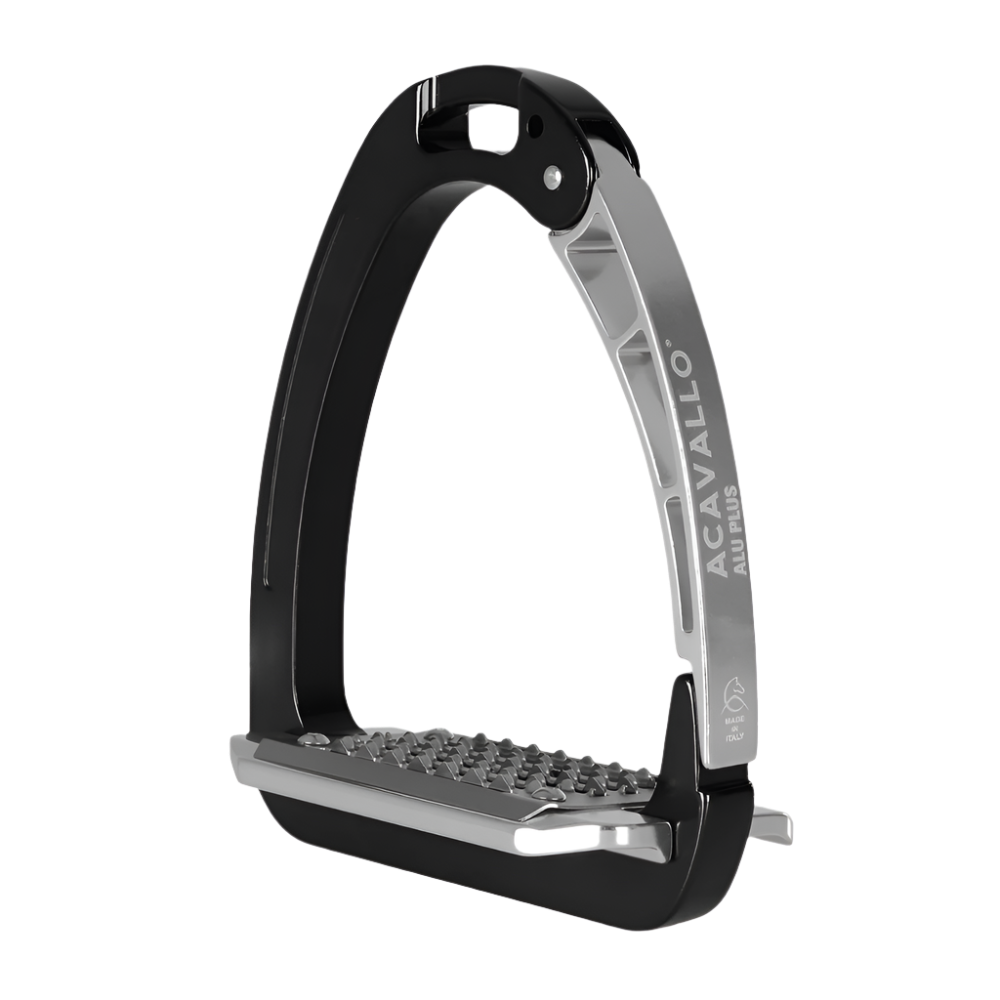 Acavallo Arena Aluplus Stirrup #colour_black