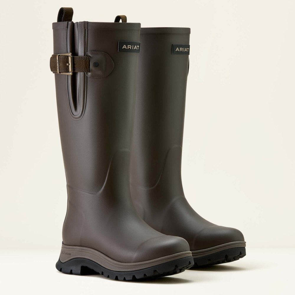 Ariat Women's Woodstock Rubber Boot #colour_bracken-brown