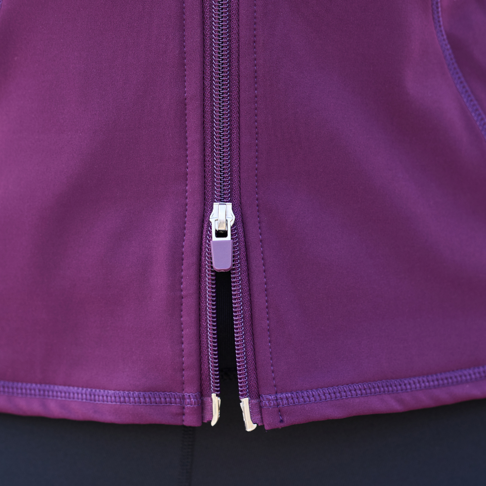Dublin Ladies Versatile Fitted Zip Through Jacket #colour_purple-violet