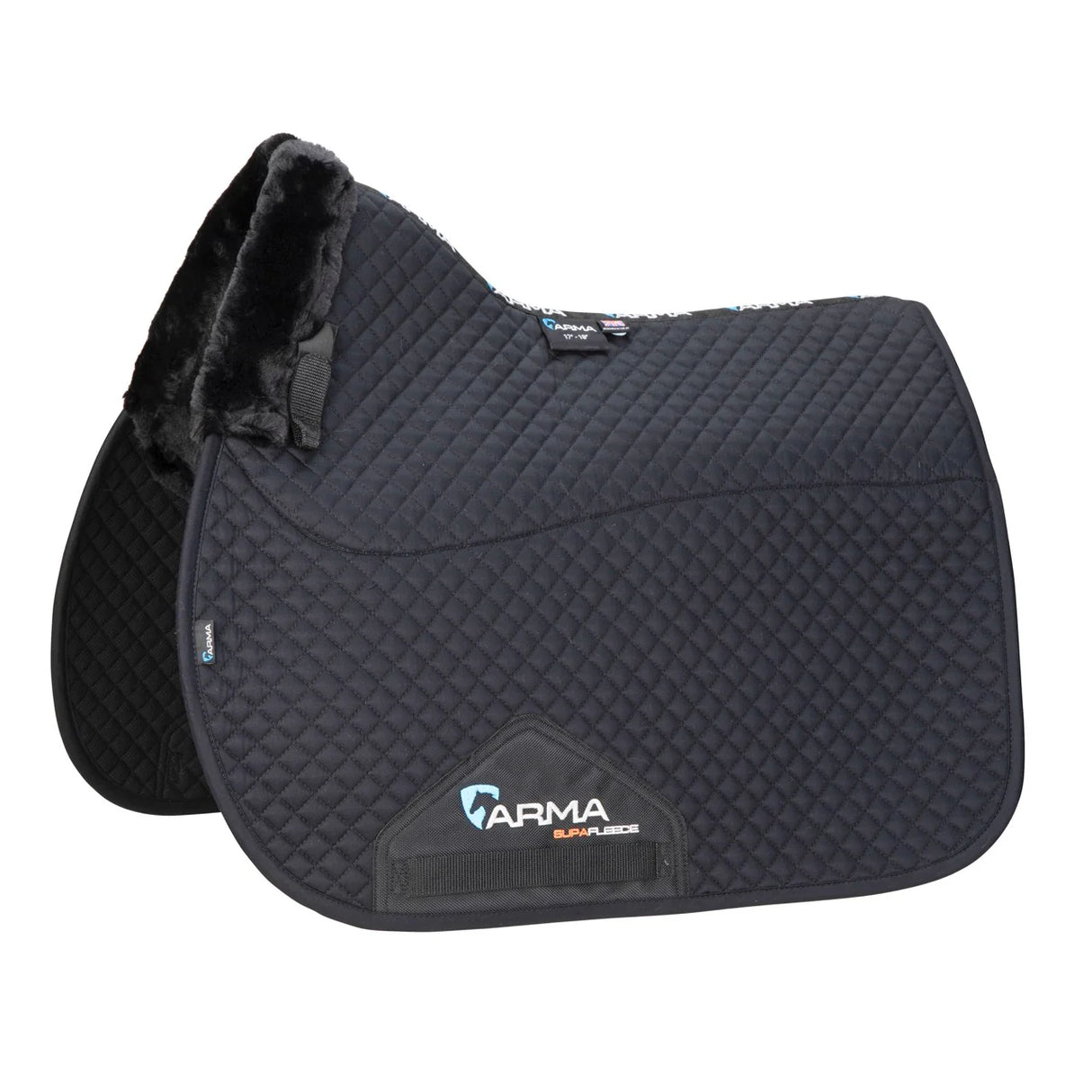 Shires Performance Supafleece Saddlecloth #colour_black