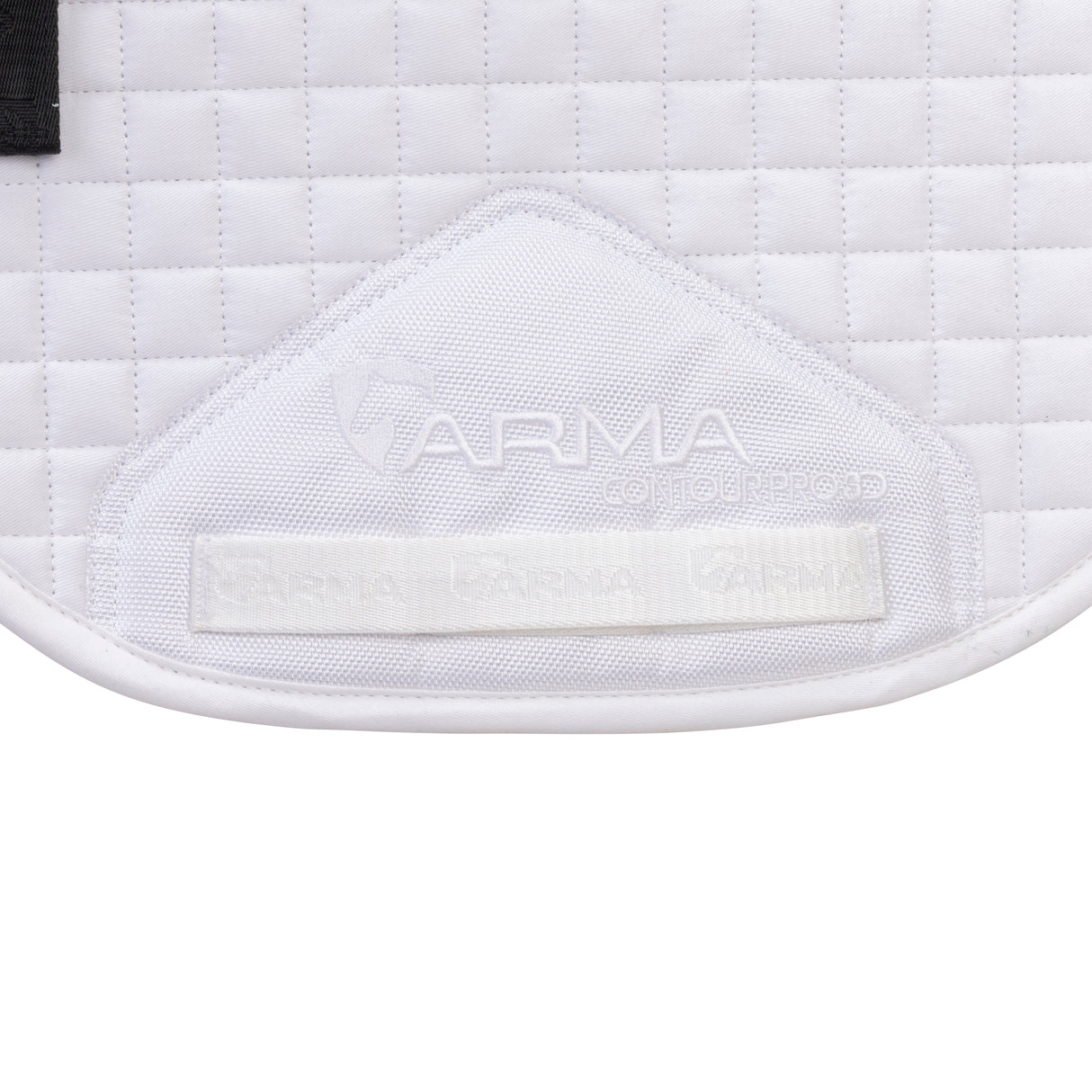 Shires ARMA Deluxe Cotton Numnah #colour_white