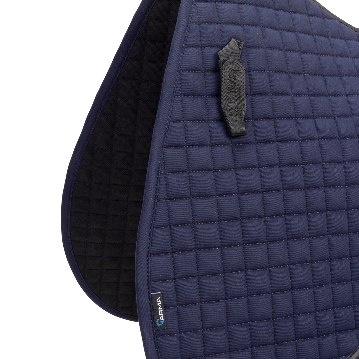 Shires ARMA Deluxe Cotton Saddlecloth #colour_navy