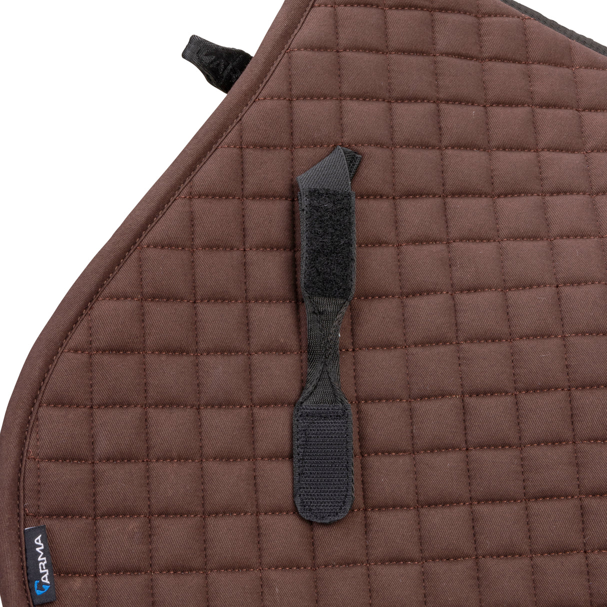 Shires ARMA Deluxe Cotton Jump Saddlecloth #colour_brown