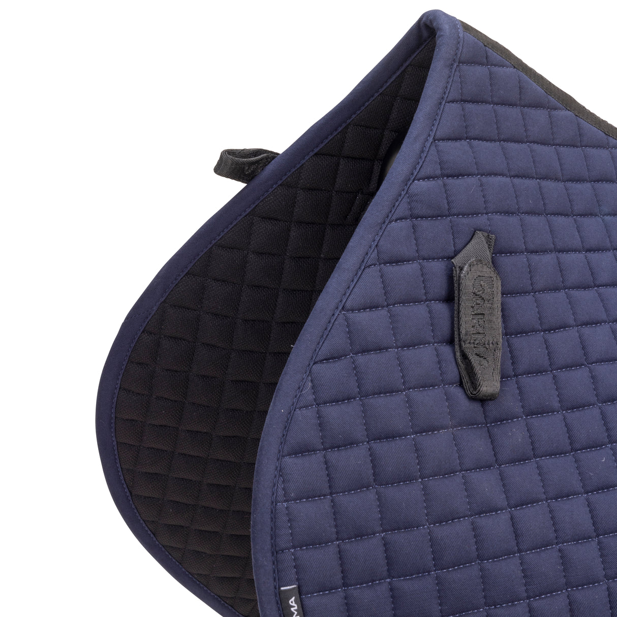 Shires ARMA Deluxe Cotton Jump Saddlecloth #colour_navy