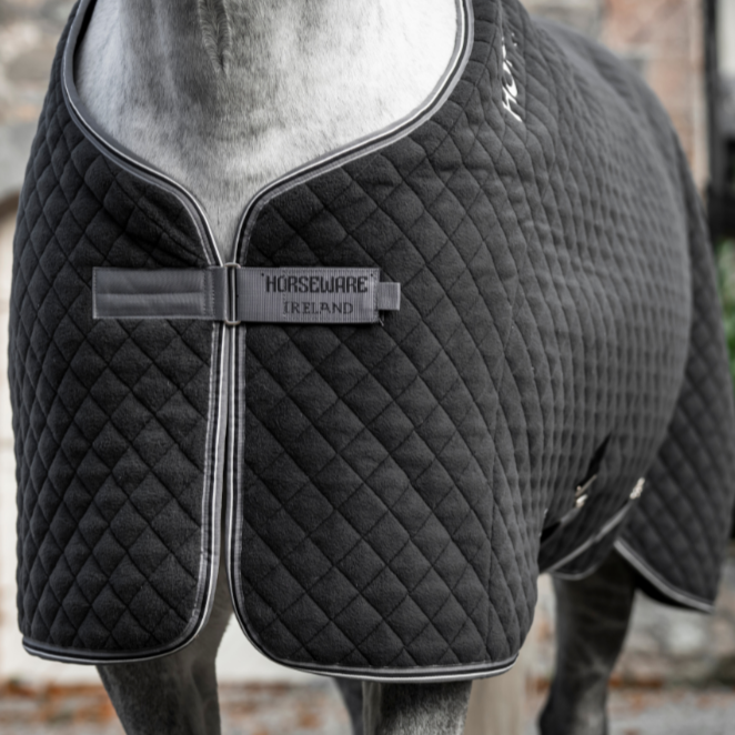 Horseware Ireland Thermal Cooler #colour_Black-Thunderstorm Grey-Silver
