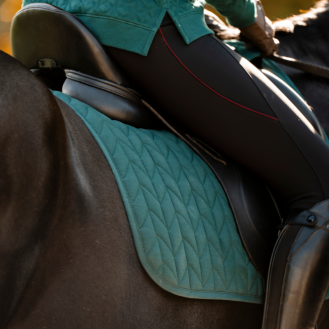 Horseware Ireland Dressage Saddle Pad #colour_dynasty-green