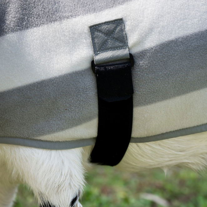 Horseware Ireland Newmarket Goat Fleece #colour_whitney-charcoal