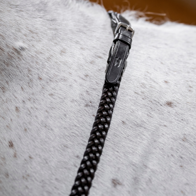 Horseware Ireland Plaited Reins #colour_brown