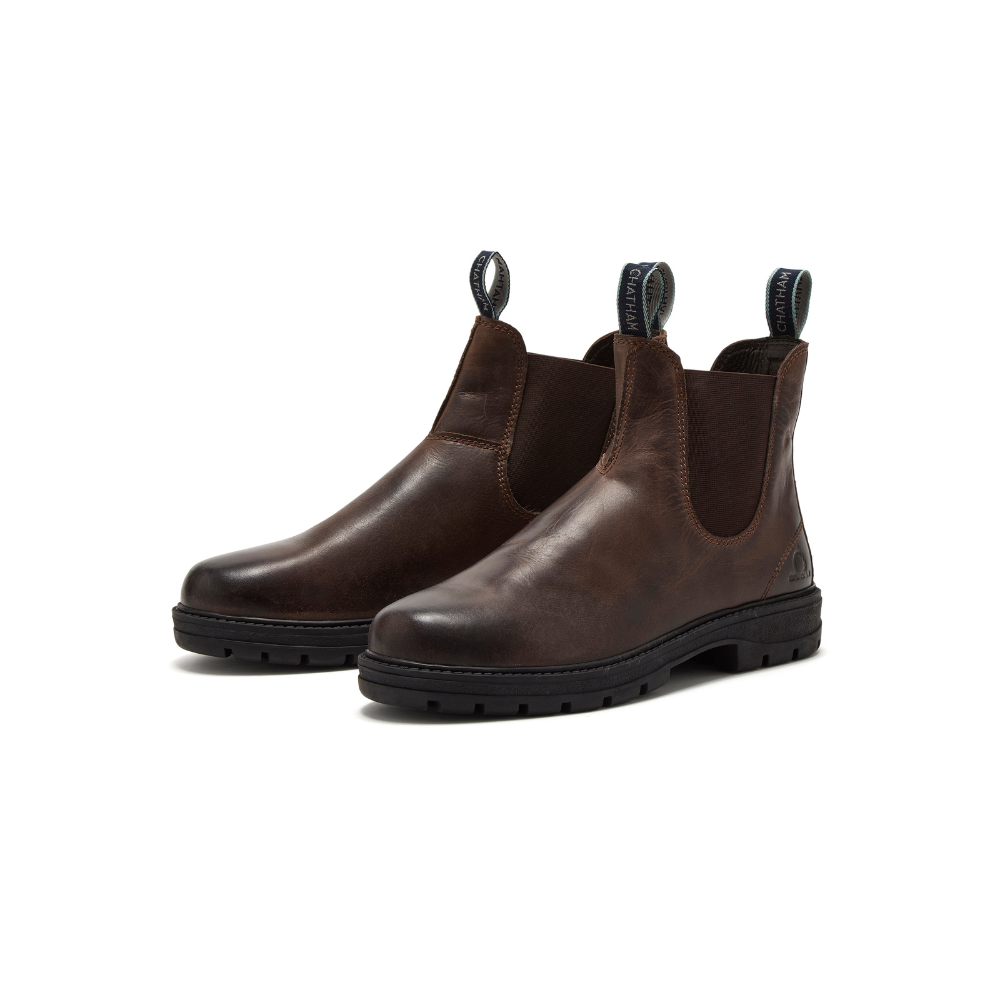 Chatham Kildale Premium Oiled Leather Chelsea Boots #colour_brown