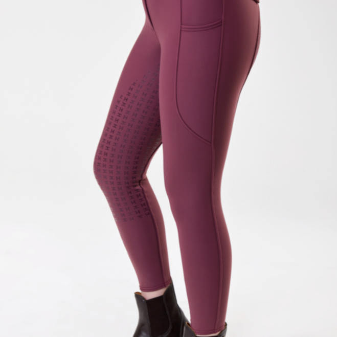 Horseware Ireland Flexfit Full Seat Winter Breeches #colour_celestial-purple