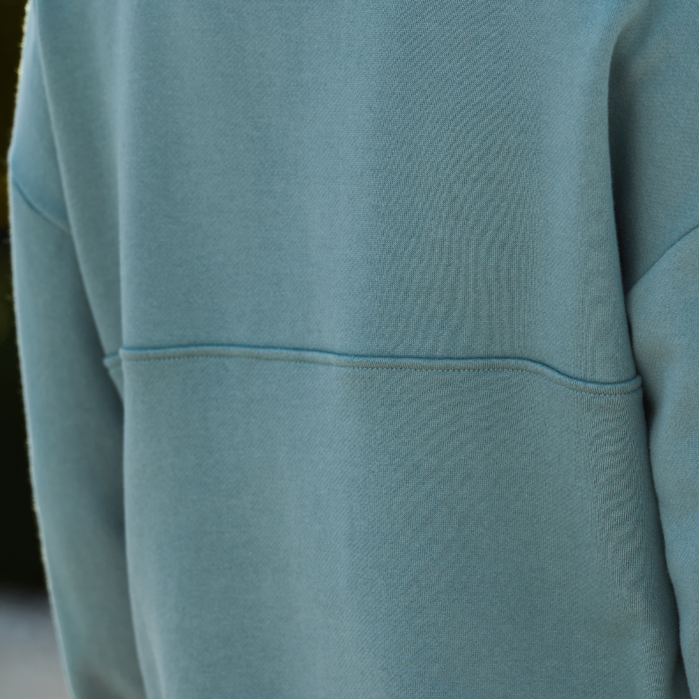 Dublin Ladies 1/4 Zip Hooded Fleece Pullover #colour_washed-teal