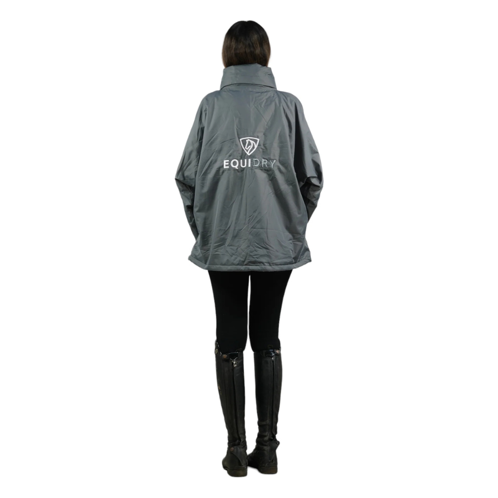 EQUIDRY Women's Thin Fleece Shortie #colour_grey-grey