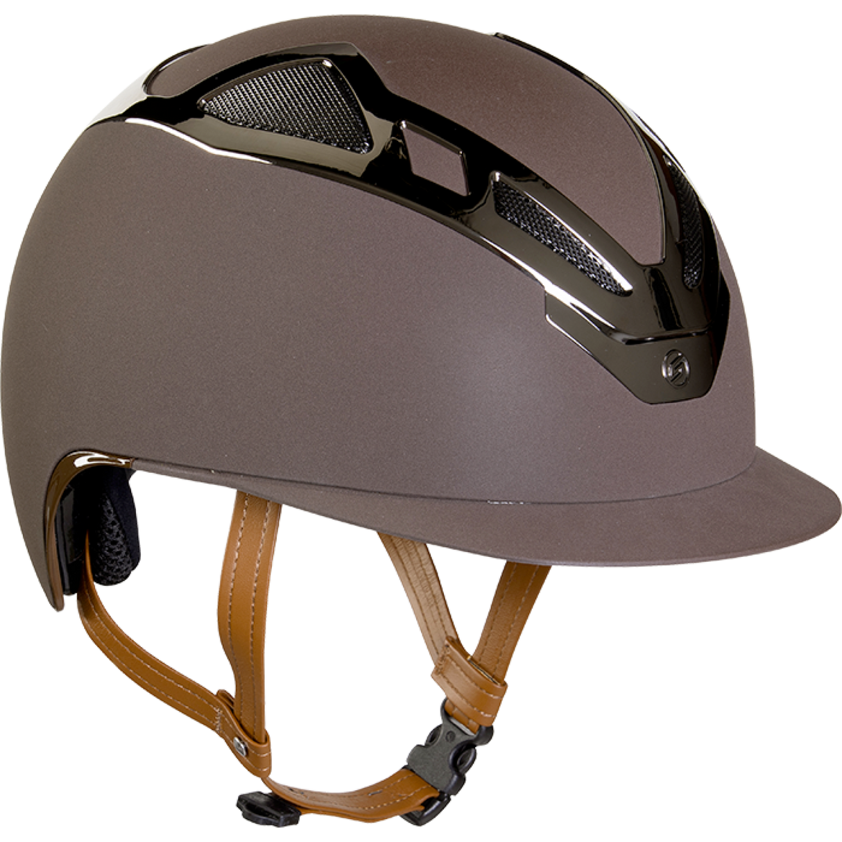 Suomy Apex Chrome Riding Hat #colour_brown-matt