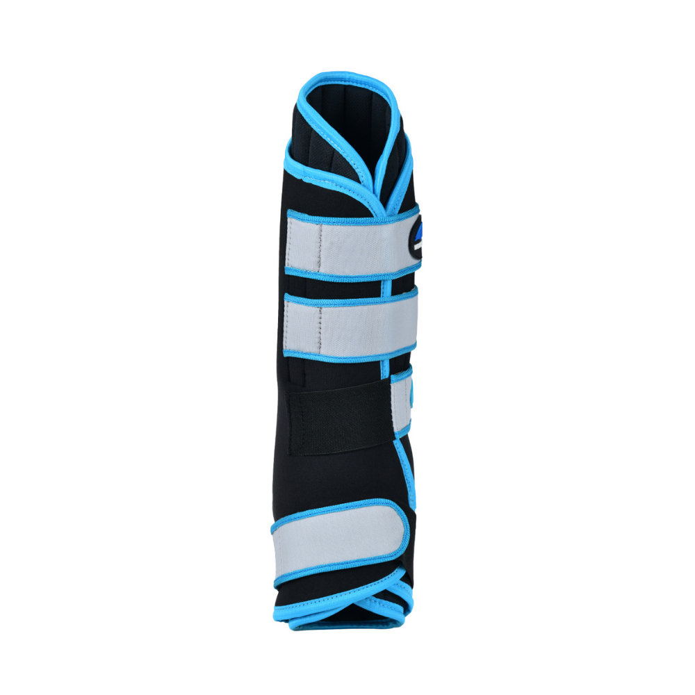 Weatherbeeta Therapy-Tec Stable Boot Wraps #colour_black-blue
