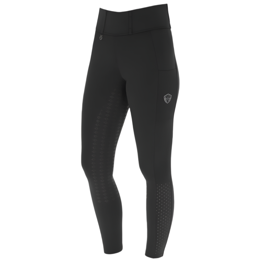 Covalliero Ladies Compression Riding Tights #colour_black