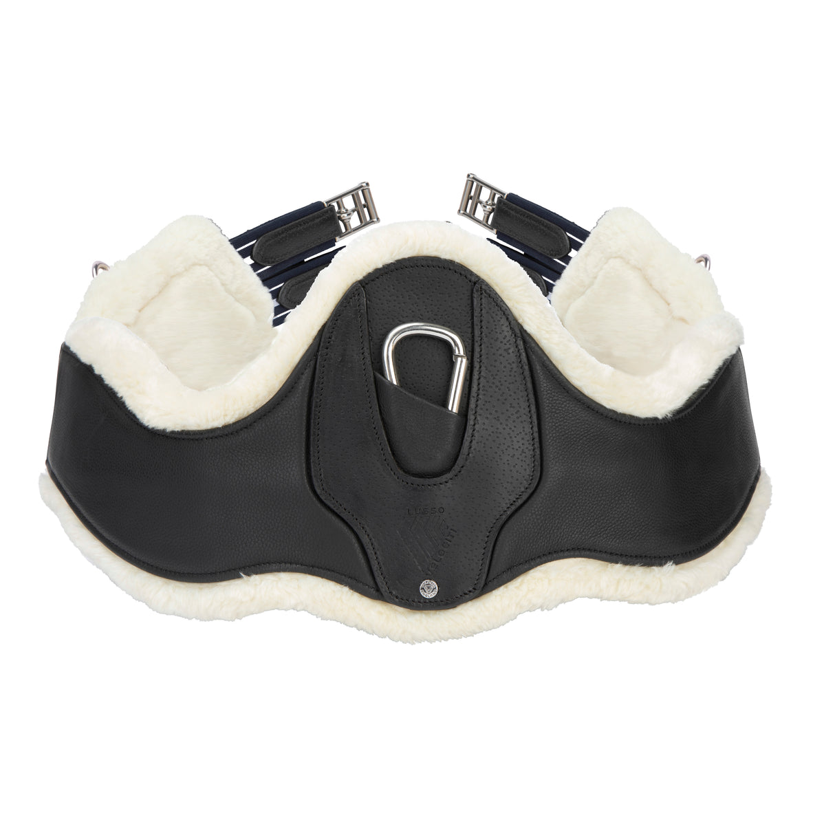 Shires Velociti Lusso Elite Anatomical Girth #colour_black