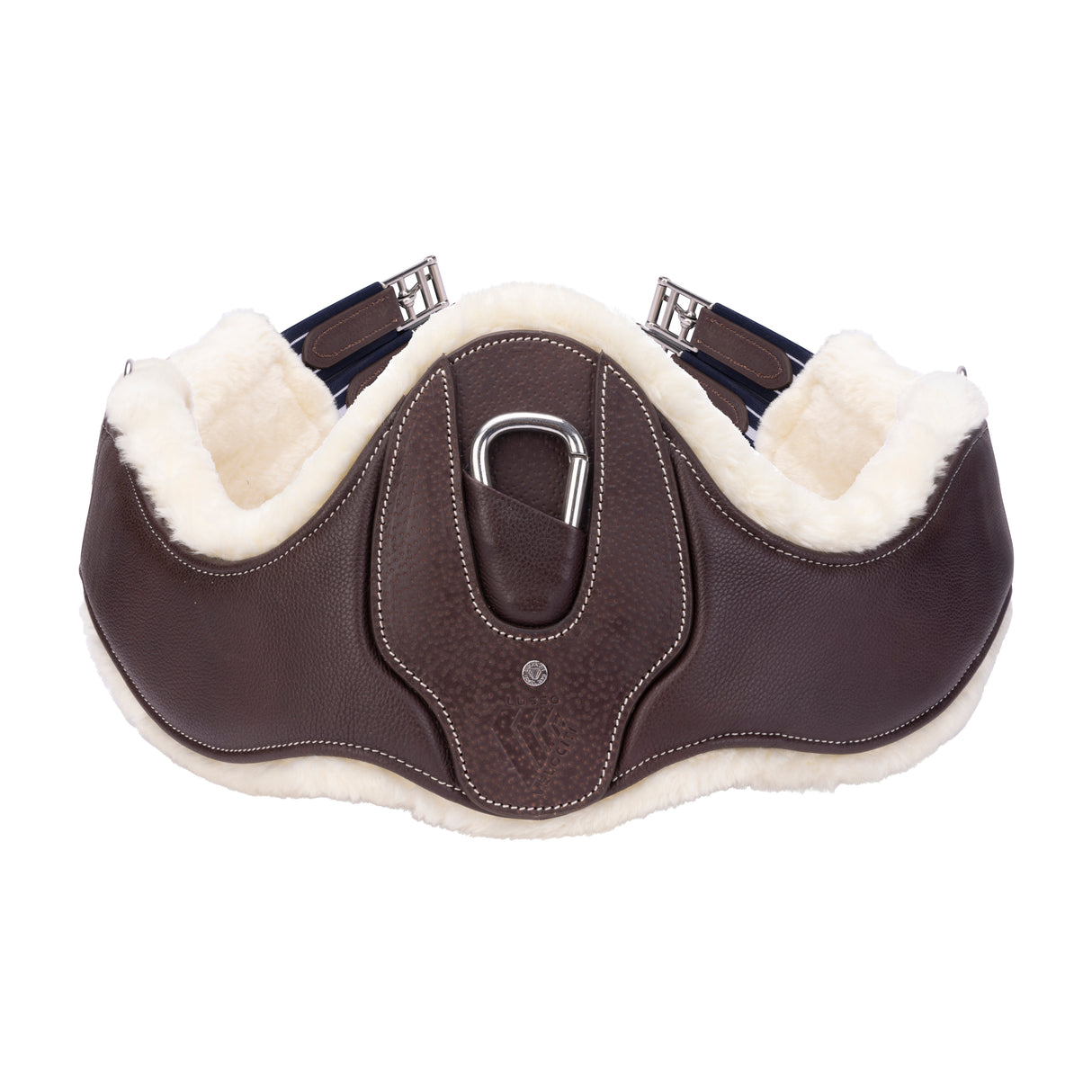 Shires Velociti Lusso Elite Anatomical Girth #colour_havana