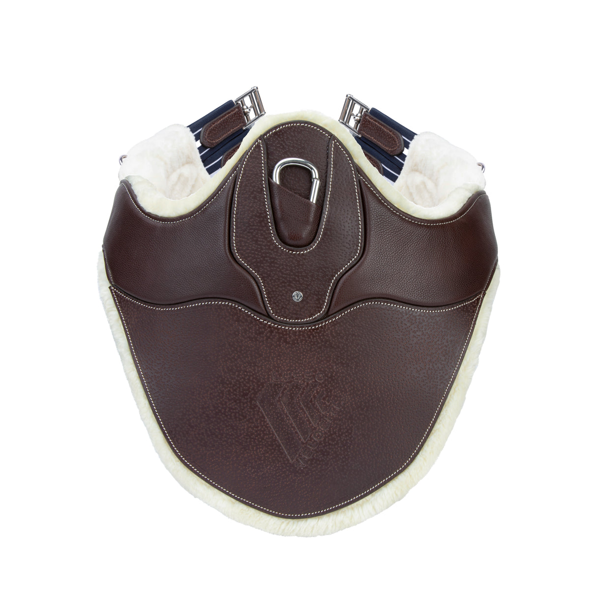 Shires Velociti Lusso Elite Stud Girth #colour_havana