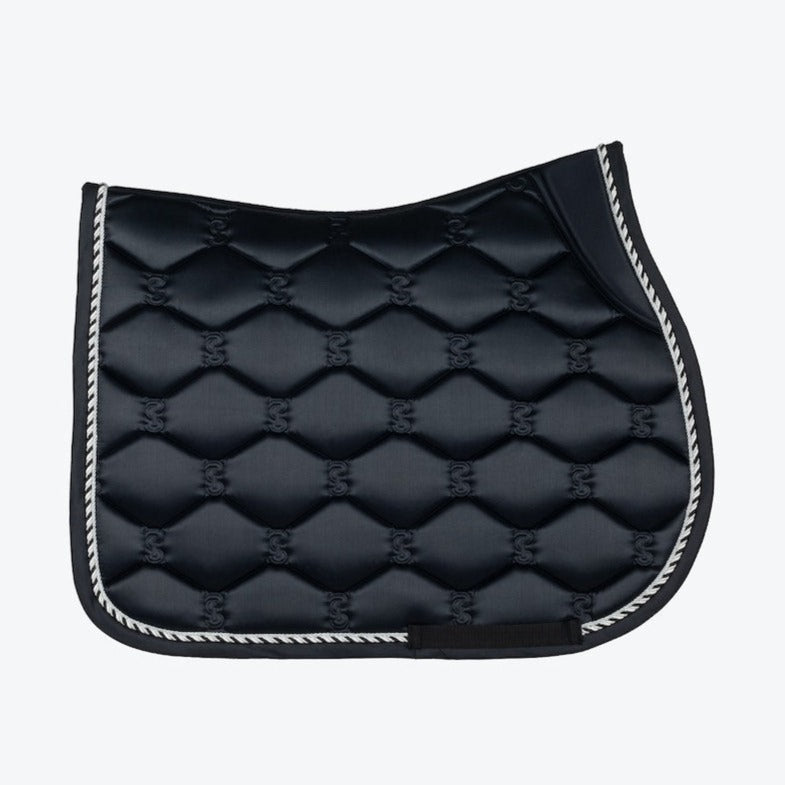 PS of Sweden Black Signature Jump Saddle Pad #colour_black