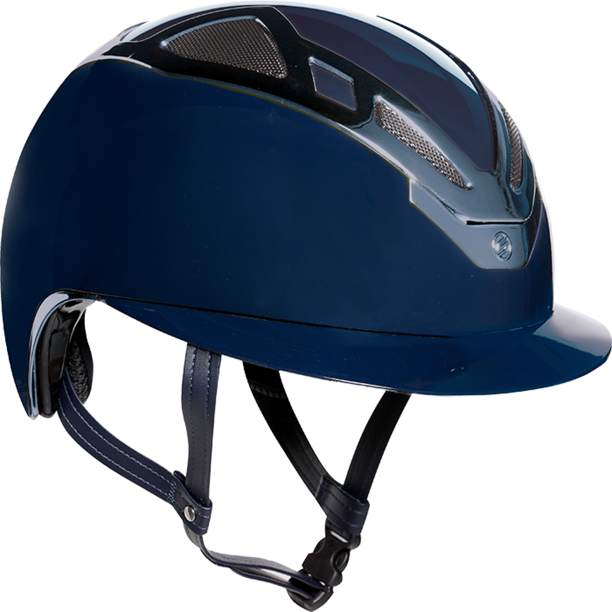 Suomy Apex Chrome Riding Hat #colour_blue-navy-glossy