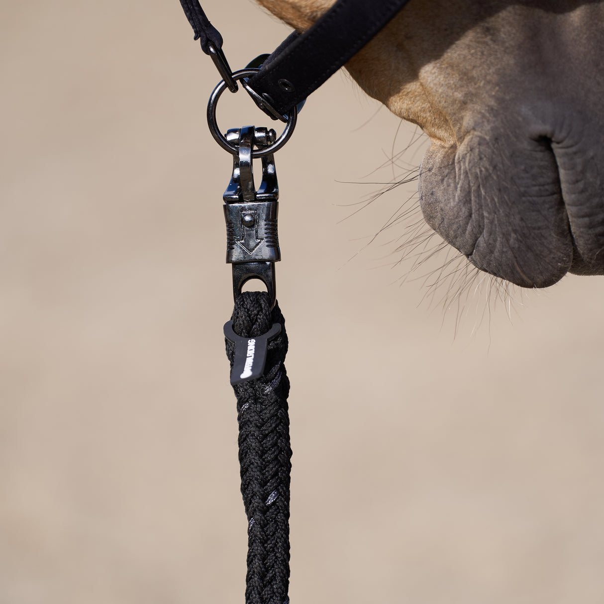 Imperial Riding Deluxe Panic Hook Lead Rope #colour_black