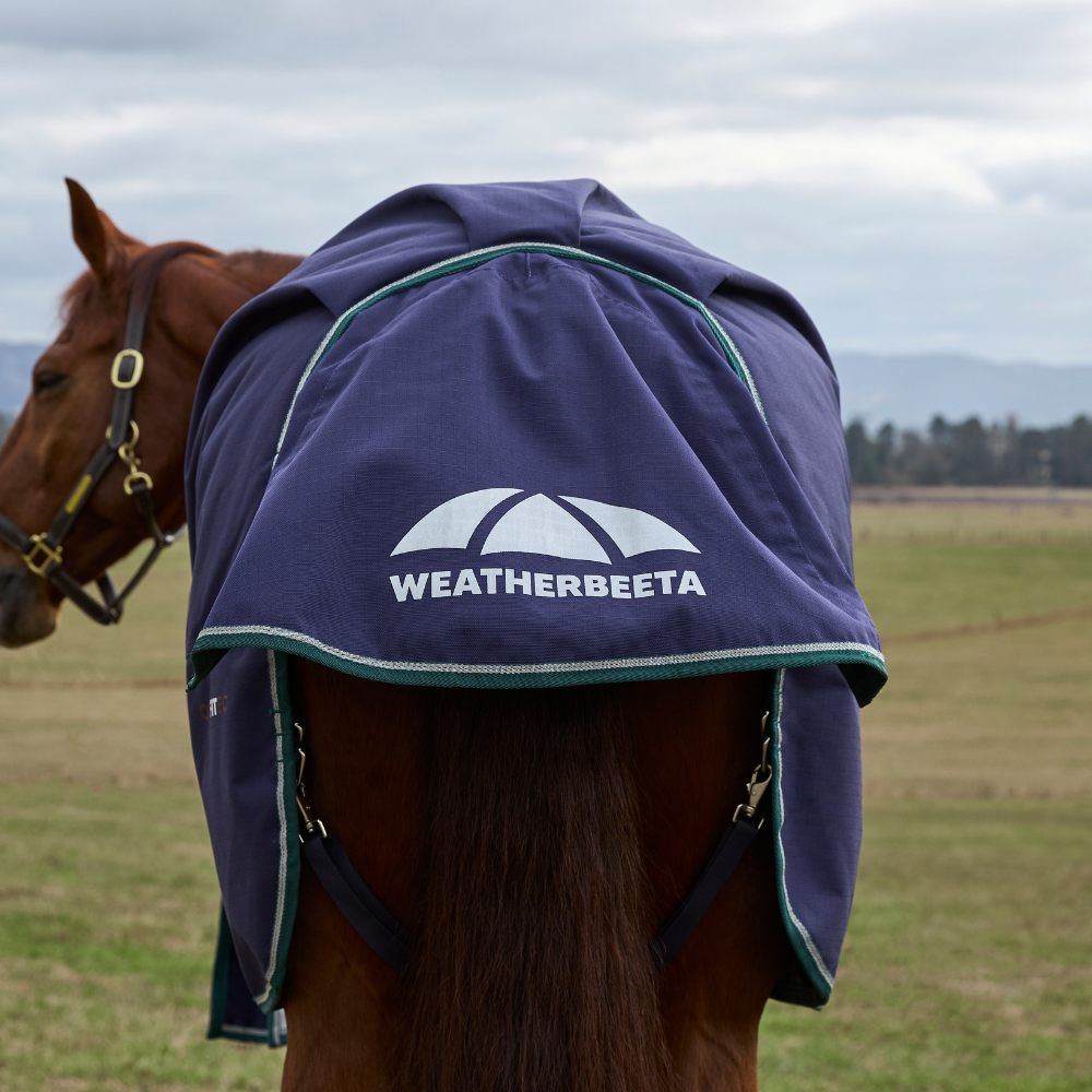 Weatherbeeta Comfitec Plus Dynamic 0G Turnout #colour_navy-forest-navy