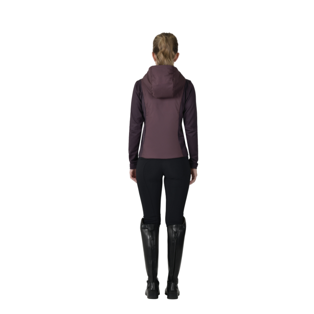 Weatherbeeta Ladies Hybrid Padded Jacket #colour_mulberry