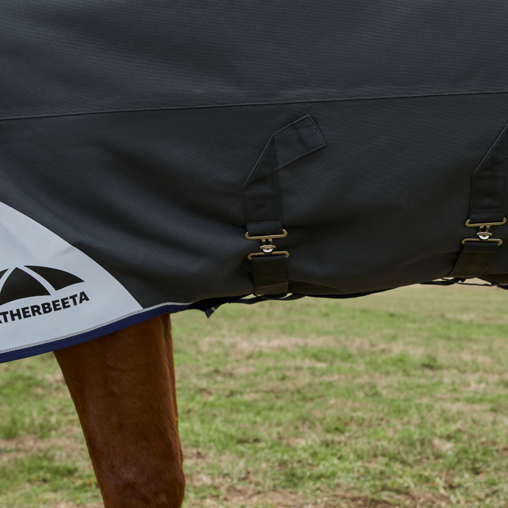 Weatherbeeta Comfitec Ultra 220G Detach-A-Neck Turnout #colour_charcoal