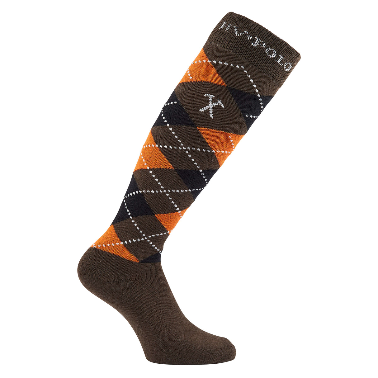 HV Polo Argyle Socks #colour_army-white