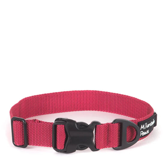 Mountain Paws Extra Tough Dog Collar #colour_red