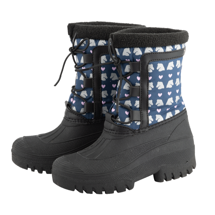 E.L.T Lucky Snowfall Children's Thermal Shoe #colour_night-blue