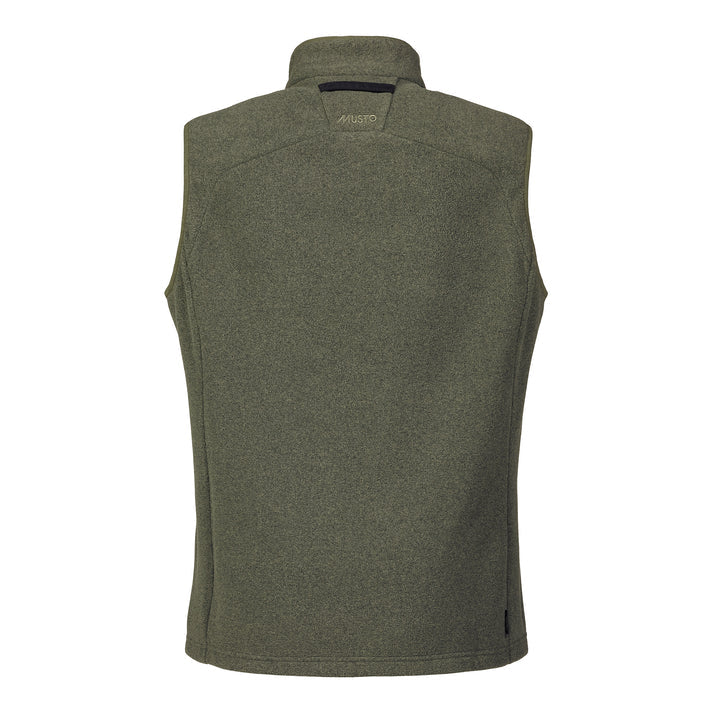 Musto Men's Fenland Polartec Vest #colour_deep-green
