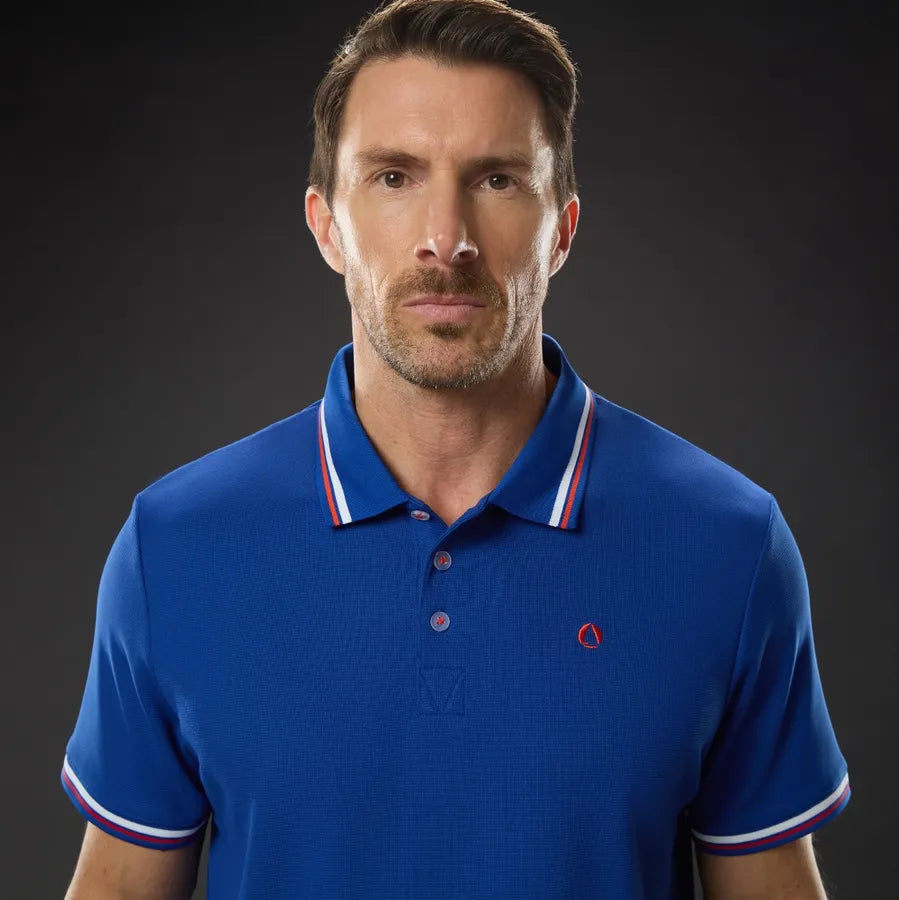 Musto Men's Evo Pro Lite Short Sleeve 2.0 Polo #colour_mazarine-blue