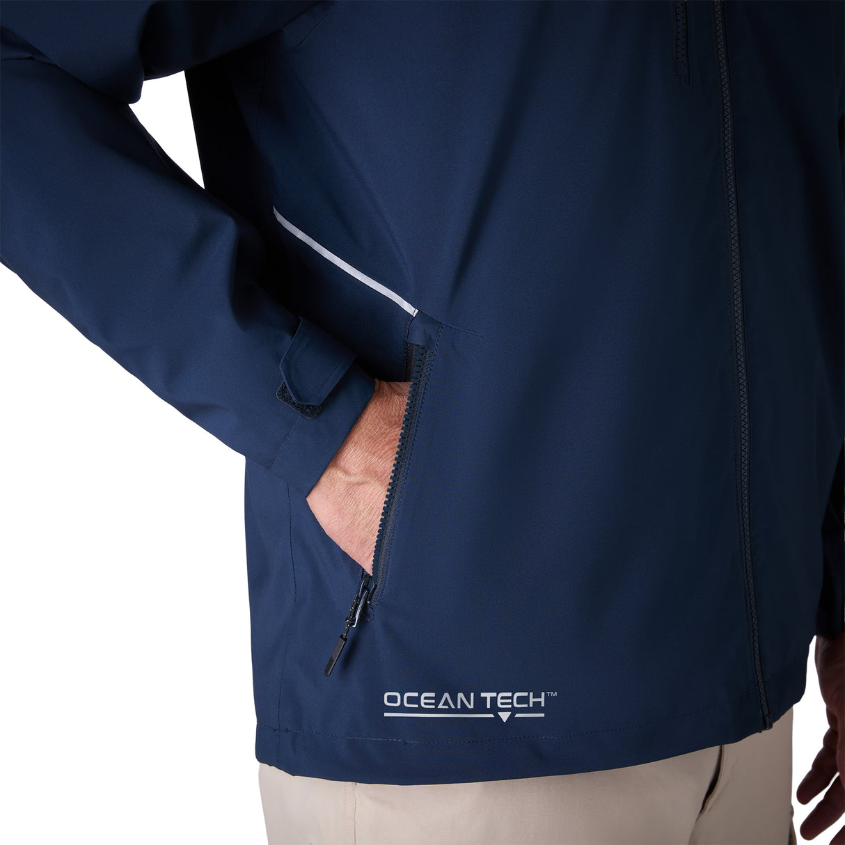 Musto Men's Evo Waterproof Crew Jacket #colour_navy