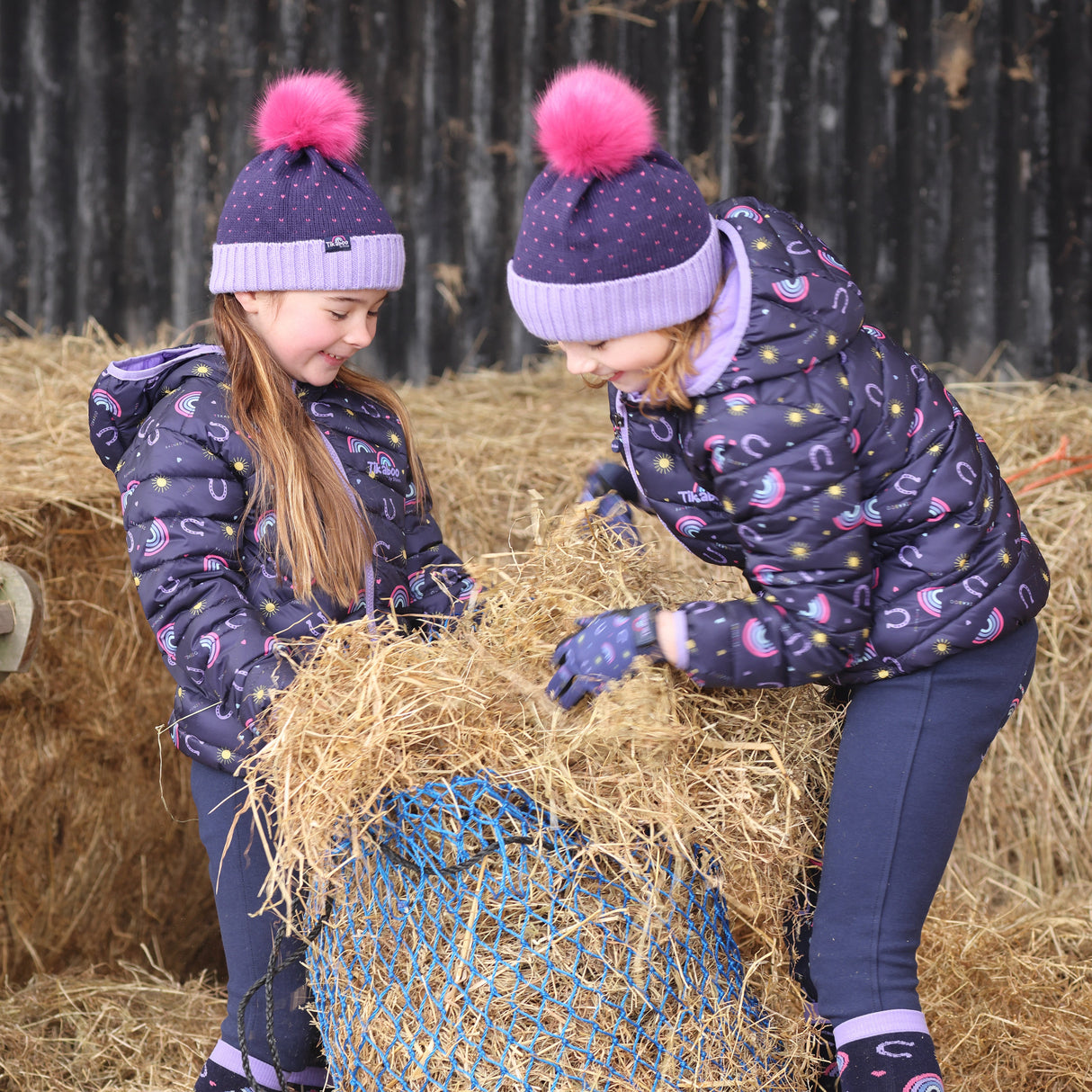 Shires Tikaboo Children's Bobble Hat #colour_lilac