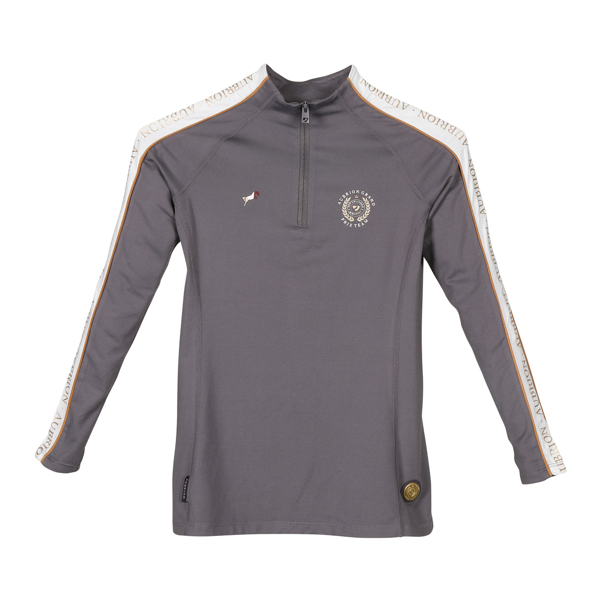 Shires Aubrion Children's Team Winter Base Layer #colour_grey