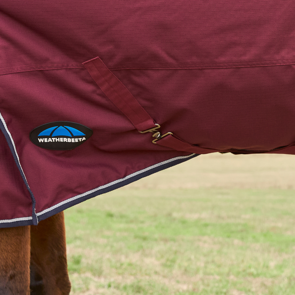 Weatherbeeta Comfitec Prelim 0G Combo Turnout #colour_burgundy-navy