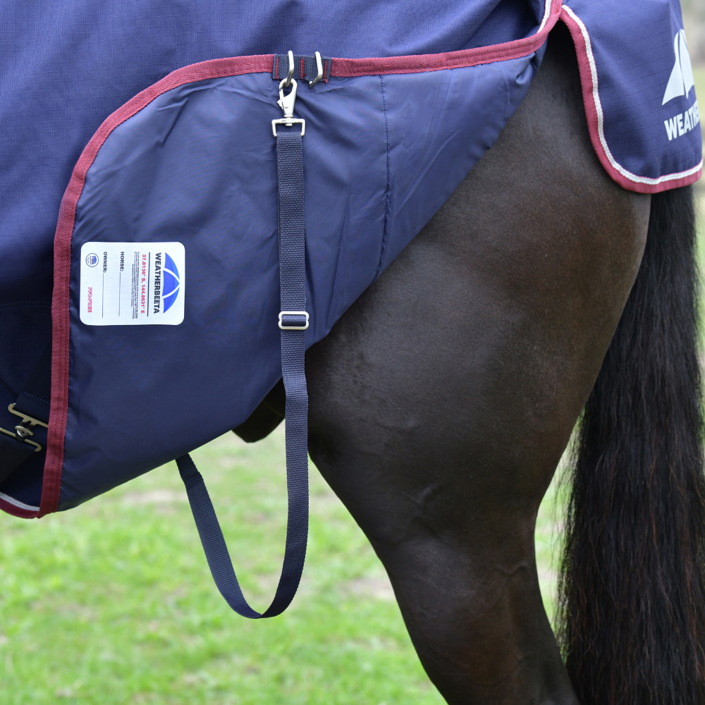 Weatherbeeta Comfitec Essential 360G Combo Turnout #colour_navy-burgundy