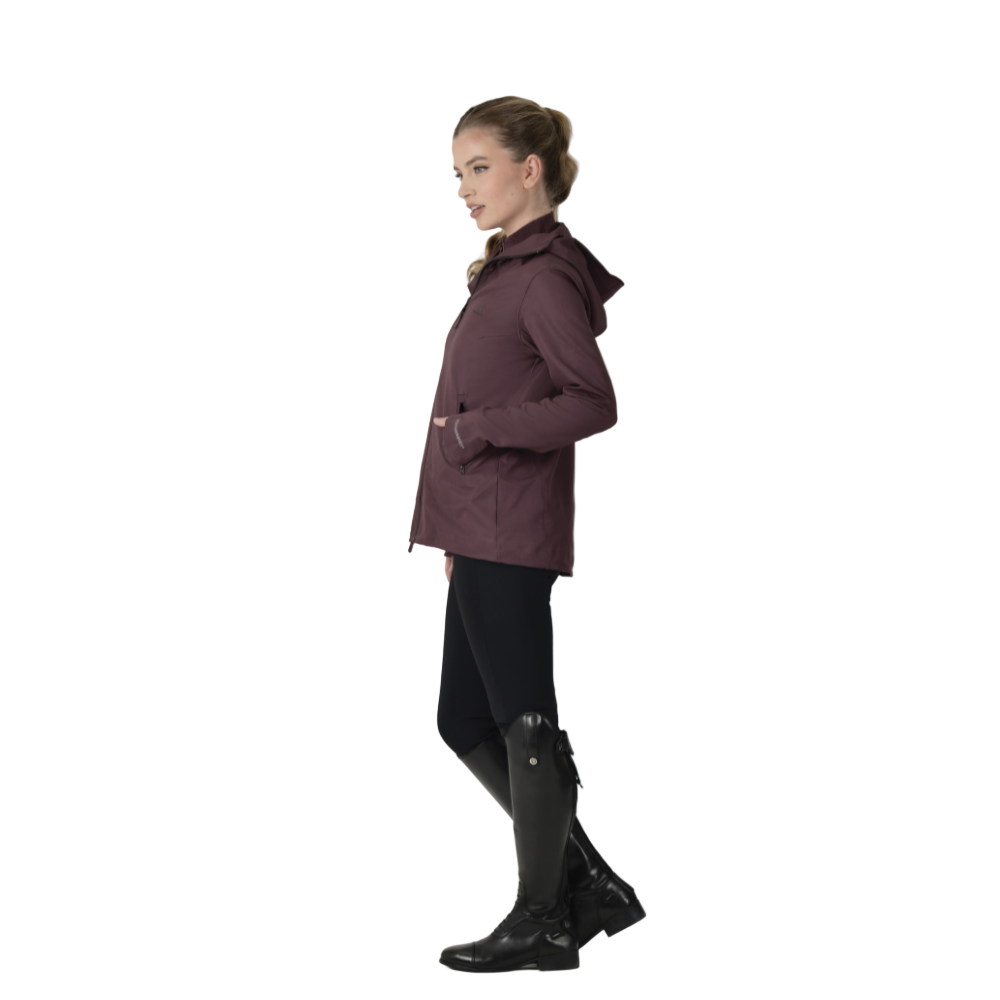 Weatherbeeta Ladies Abrasion Proof Stretch Riding Jacket #colour_mulberry