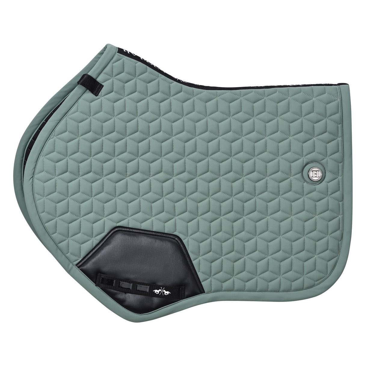 HV Polo Essential GP Saddle Pad #colour_greenery
