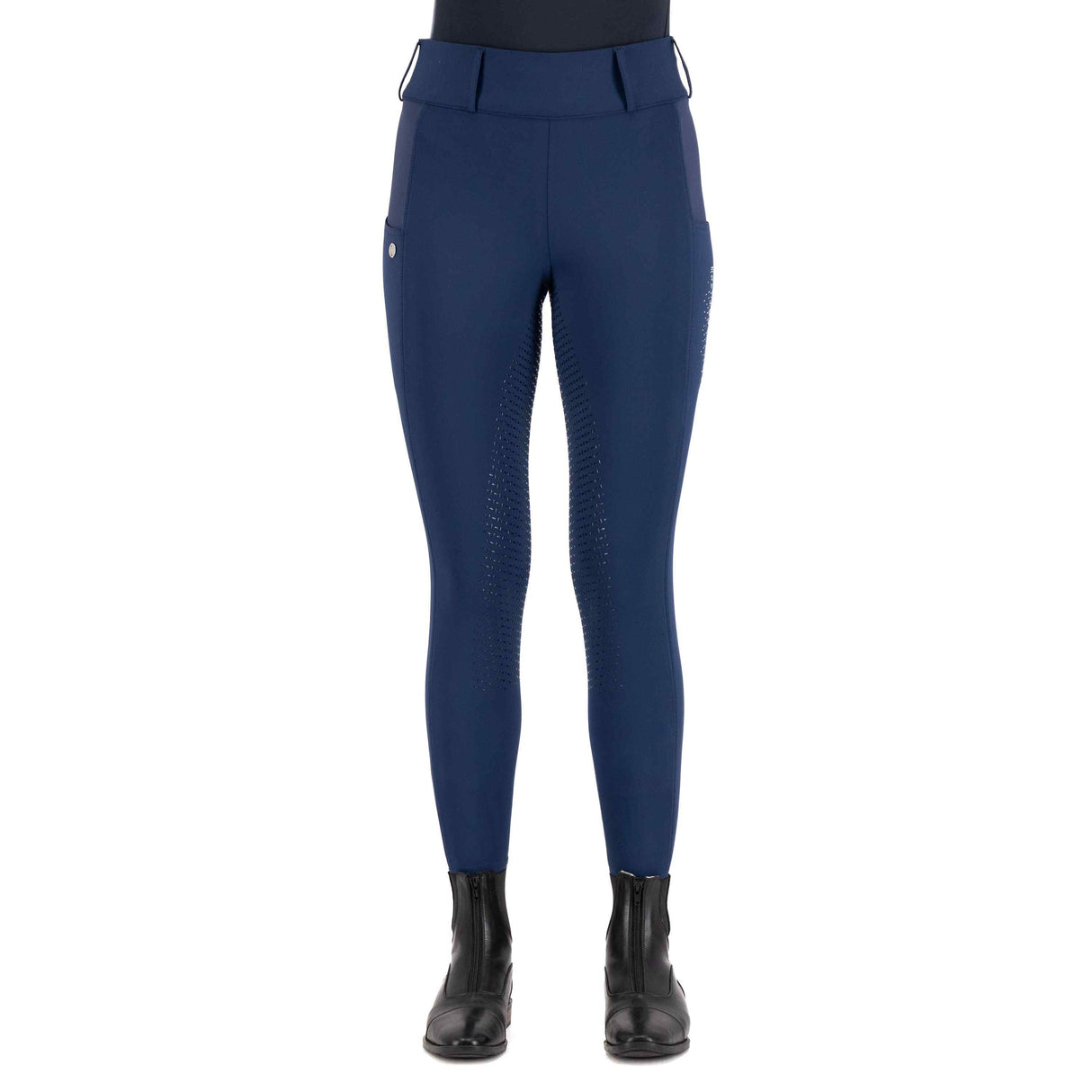 HV Polo Evi Full Grip Riding Tights #colour_navy