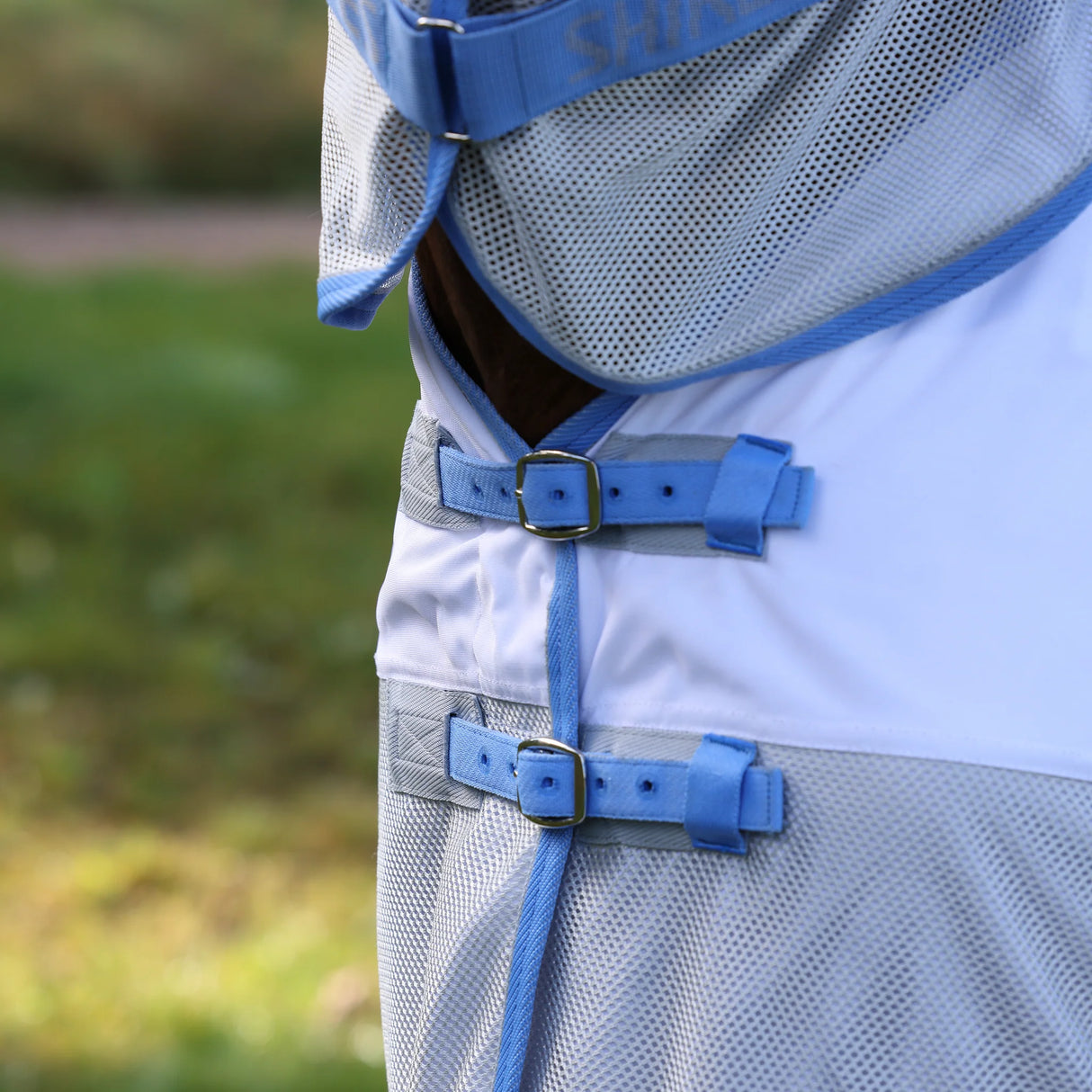 Shires Tempest Original Fly Mesh Combo Rug #colour_white