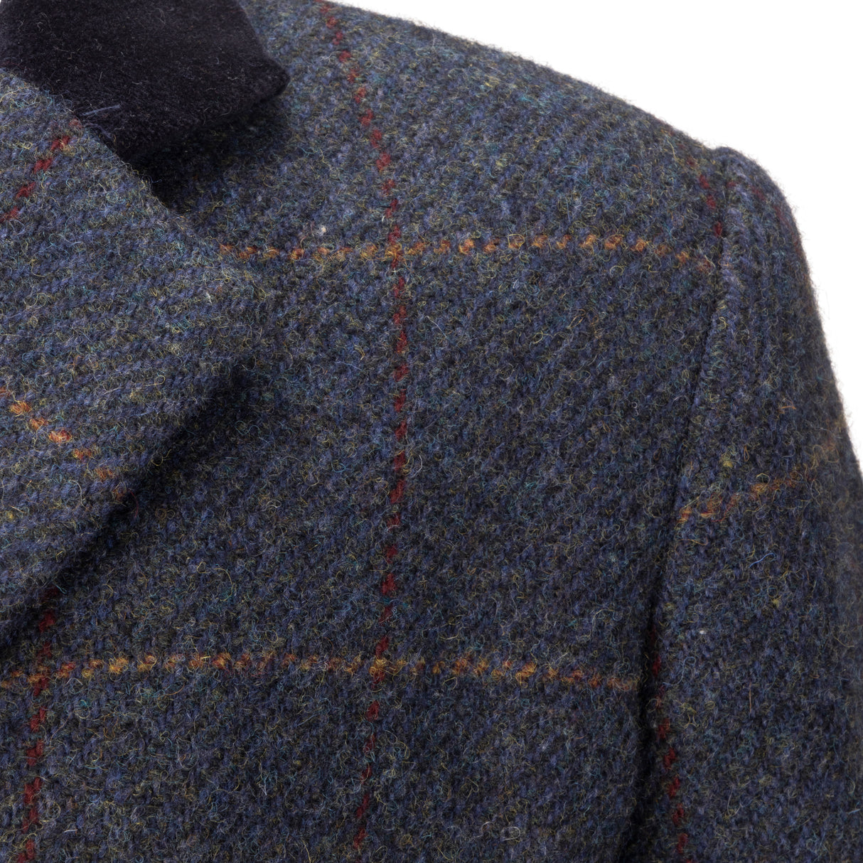 Shires Aubrion Saratoga Children's Jacket #colour_juniper-navy-check