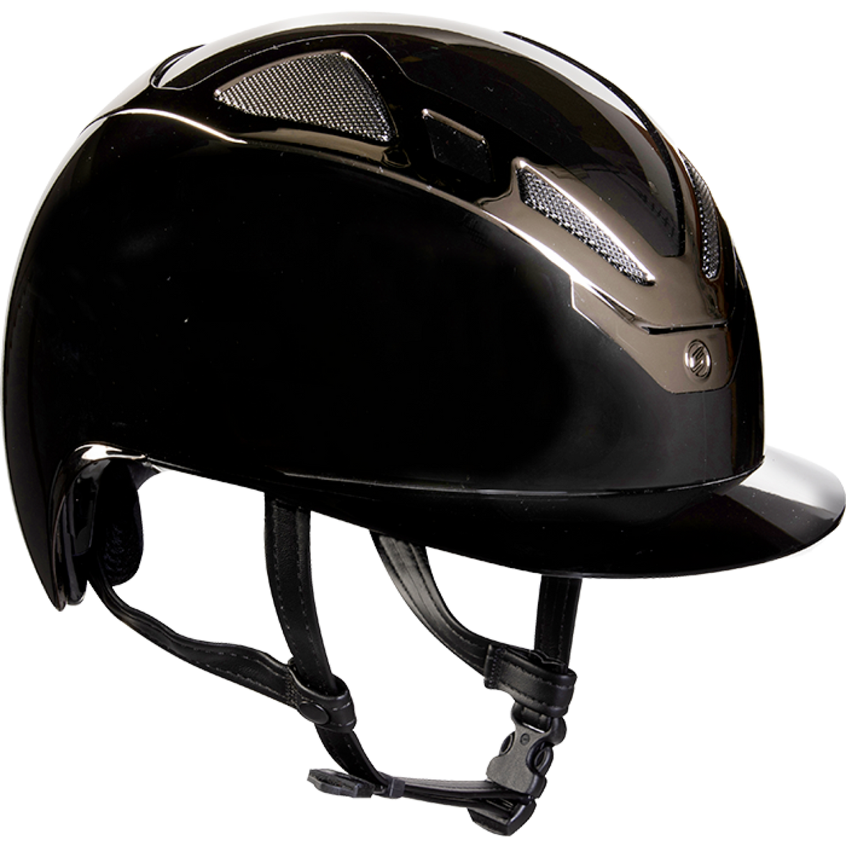 Suomy Apex Chrome Riding Hat #colour_black-glossy