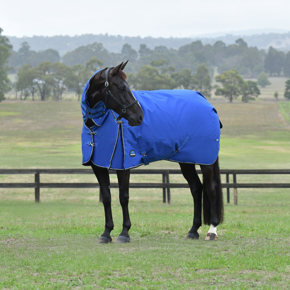 Weatherbeeta Comfitec Essential 220G Combo Turnout #colour_cobalt-black