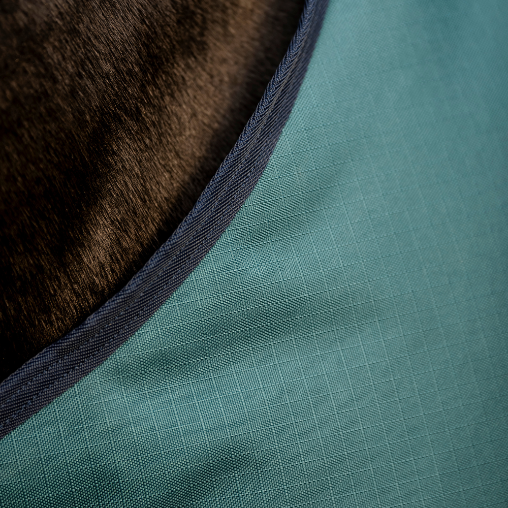 Horseware Ireland Amigo Ripstop 900D 200g Turnout Rug #colour_dynasty-green-navy-silver