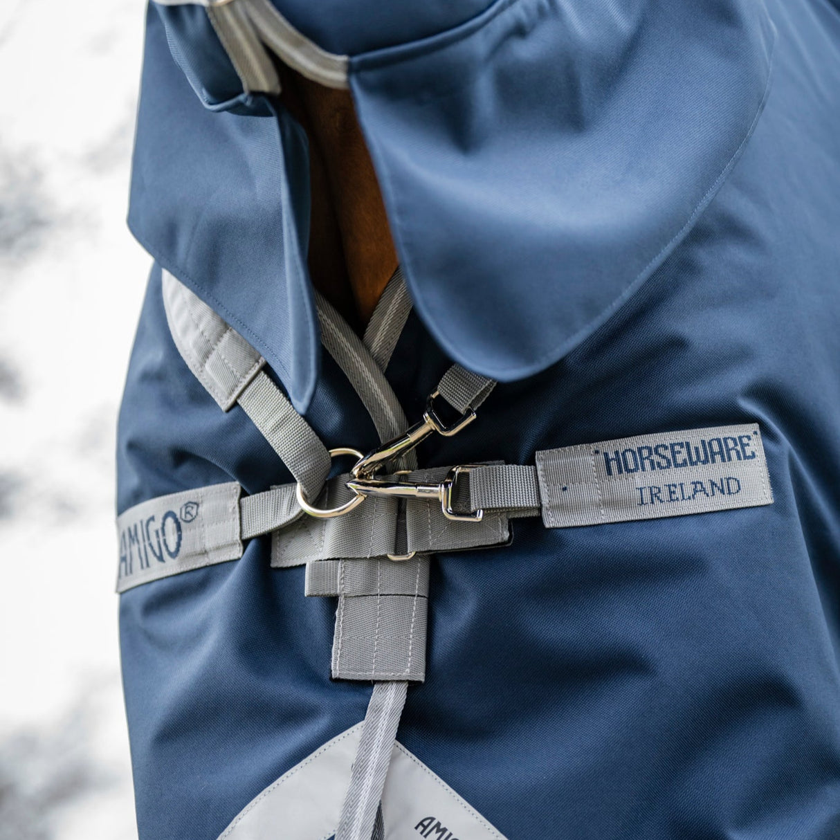 Horseware Ireland Amigo 1200D Integrated 50g Turnout Rug #colours_navy-titanium-grey-silver